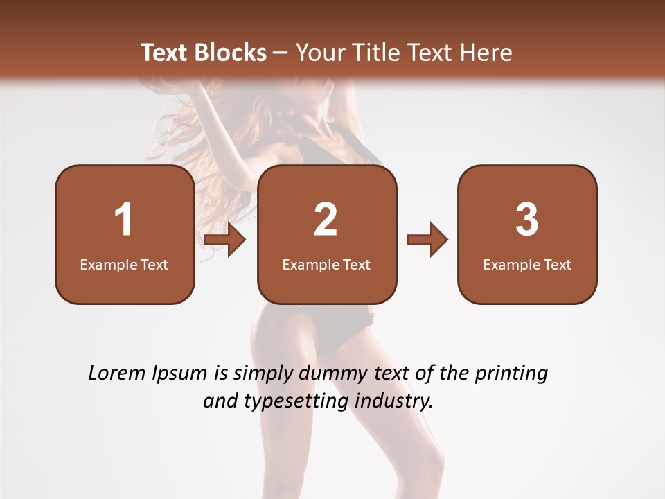 Fashion Action Lovely PowerPoint Template