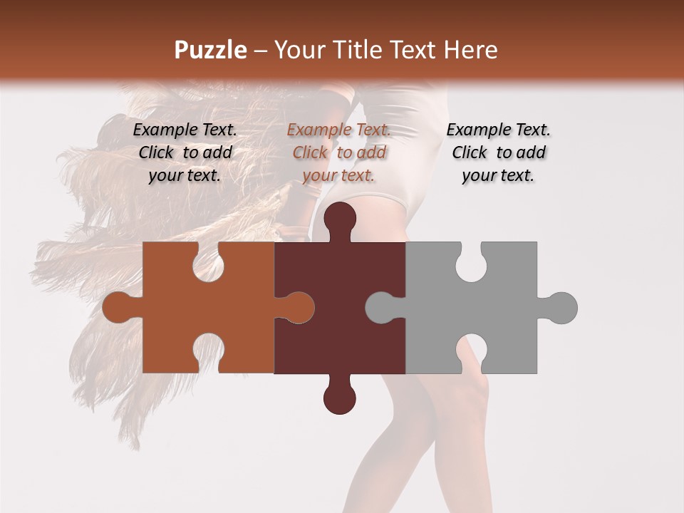 Dancer Voluptous Posing PowerPoint Template