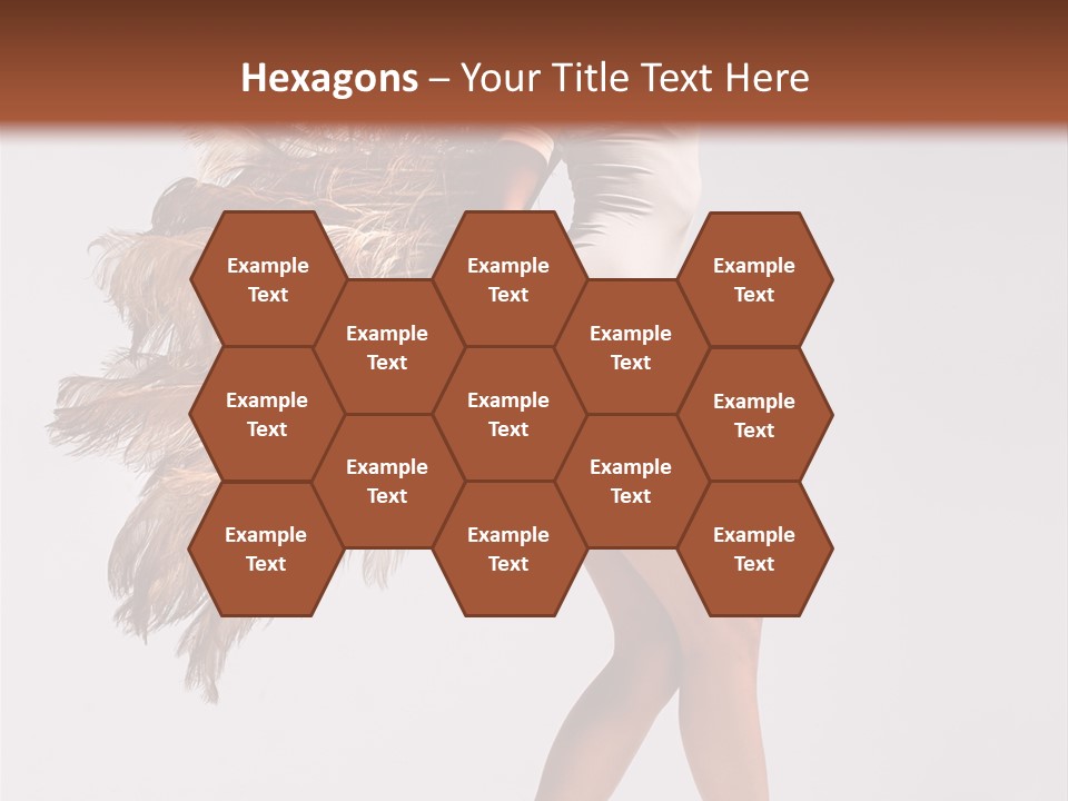 Dancer Voluptous Posing PowerPoint Template