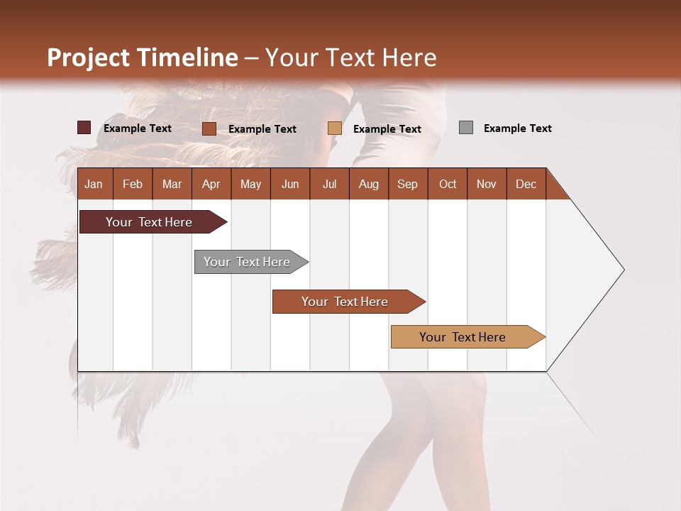 Dancer Voluptous Posing PowerPoint Template