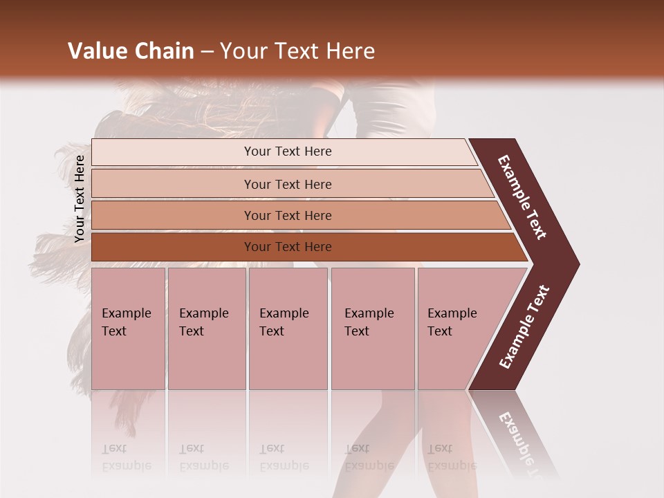 Dancer Voluptous Posing PowerPoint Template