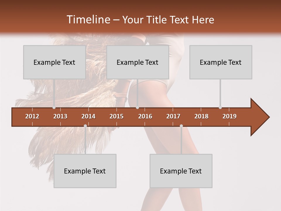 Dancer Voluptous Posing PowerPoint Template