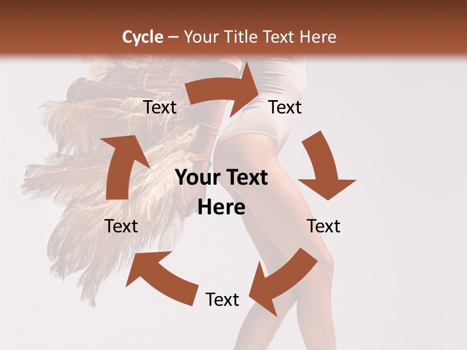 Dancer Voluptous Posing PowerPoint Template