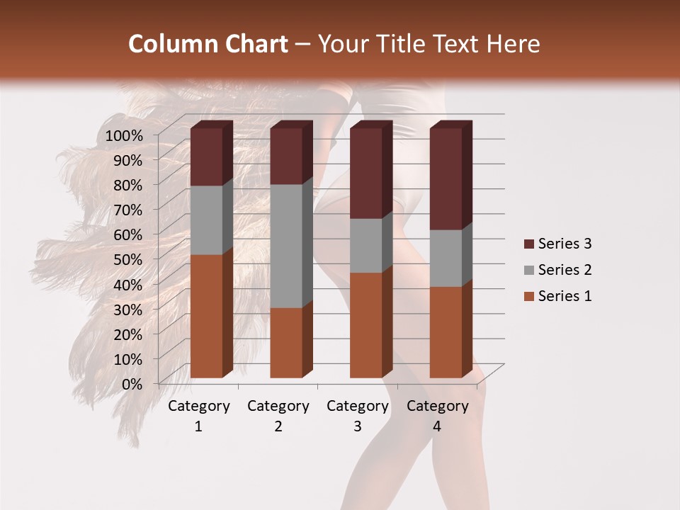 Dancer Voluptous Posing PowerPoint Template