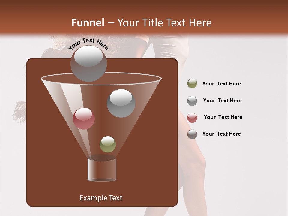 Dancer Voluptous Posing PowerPoint Template