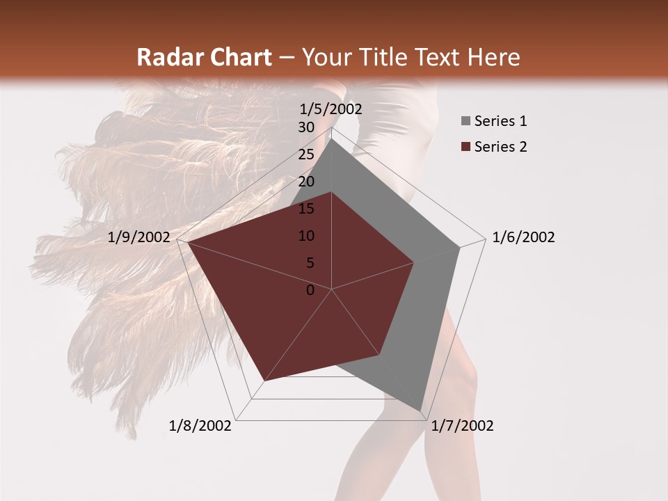 Dancer Voluptous Posing PowerPoint Template