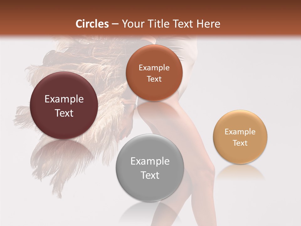 Dancer Voluptous Posing PowerPoint Template