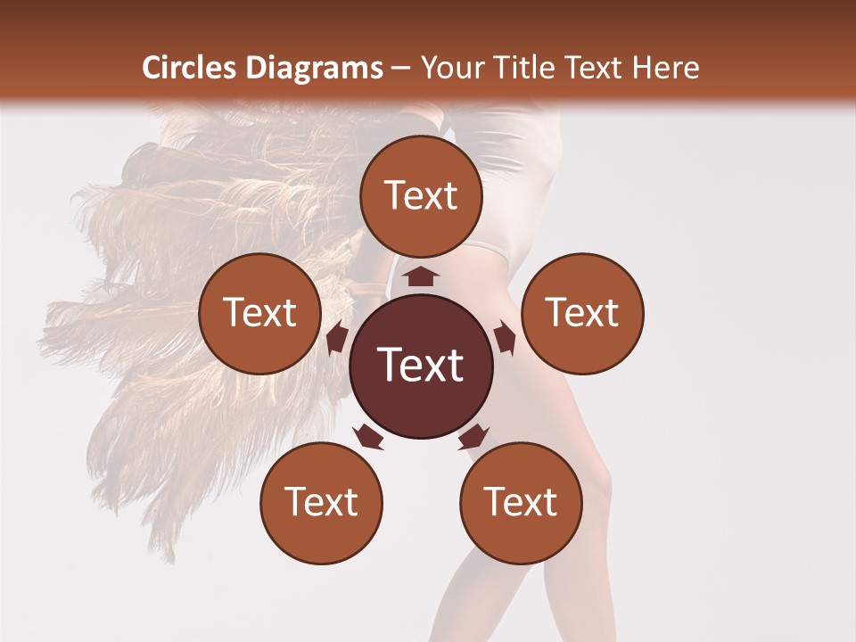 Dancer Voluptous Posing PowerPoint Template