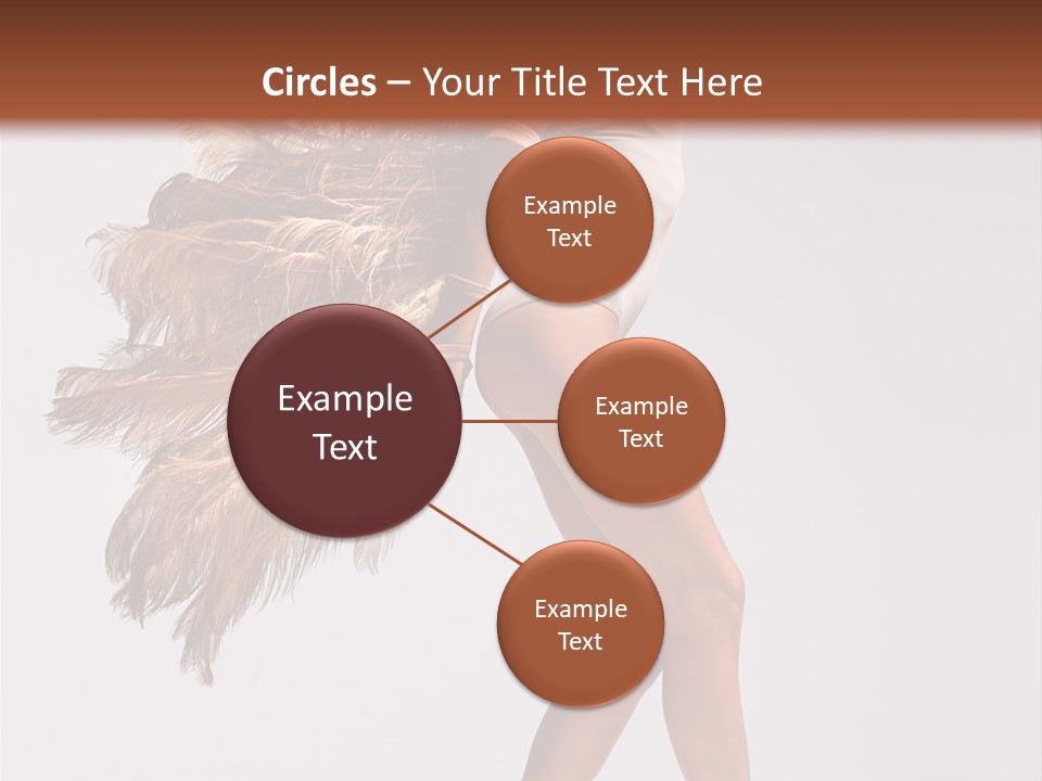 Dancer Voluptous Posing PowerPoint Template