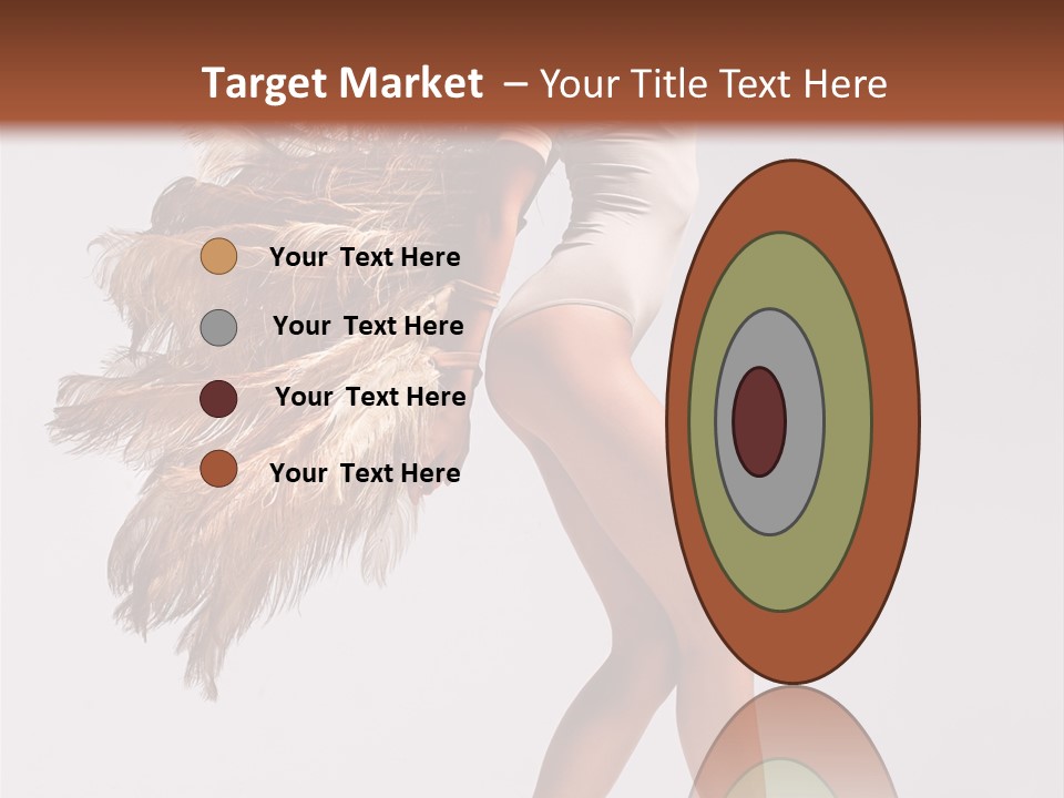 Dancer Voluptous Posing PowerPoint Template