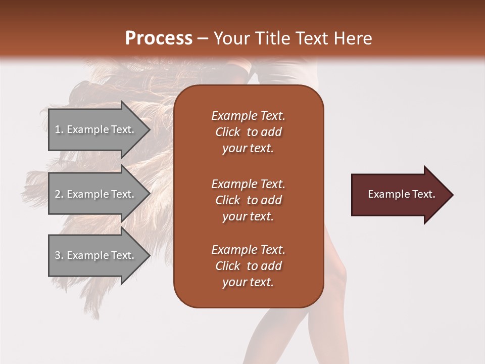 Dancer Voluptous Posing PowerPoint Template