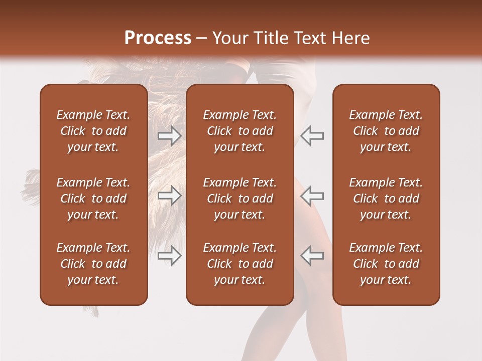 Dancer Voluptous Posing PowerPoint Template