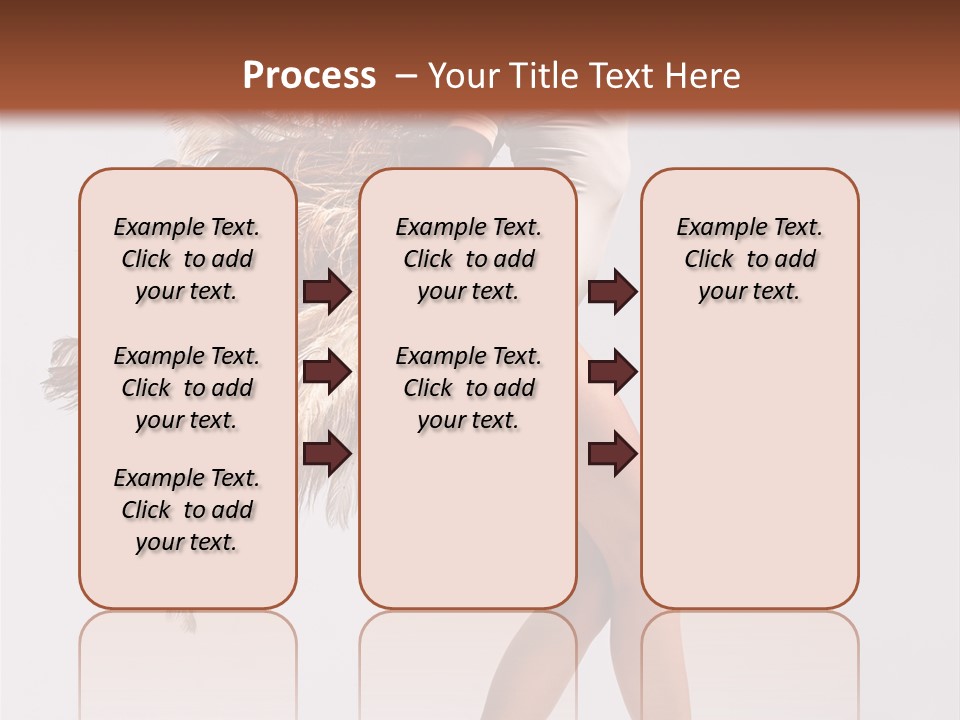 Dancer Voluptous Posing PowerPoint Template