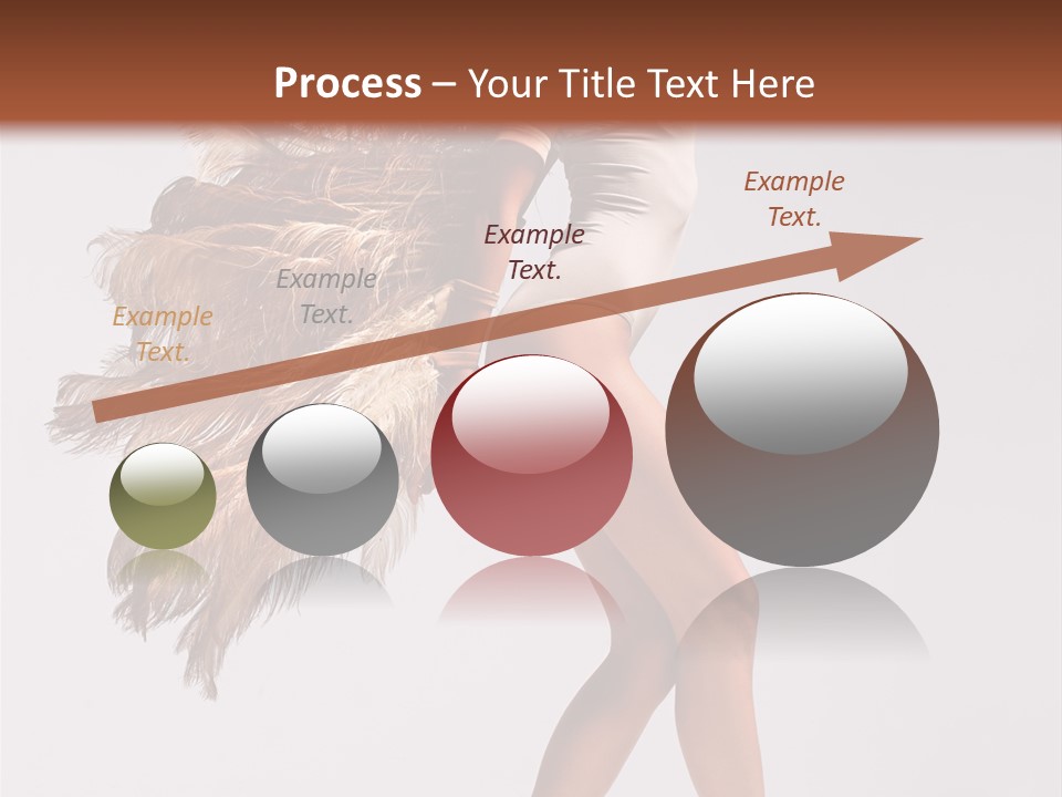 Dancer Voluptous Posing PowerPoint Template