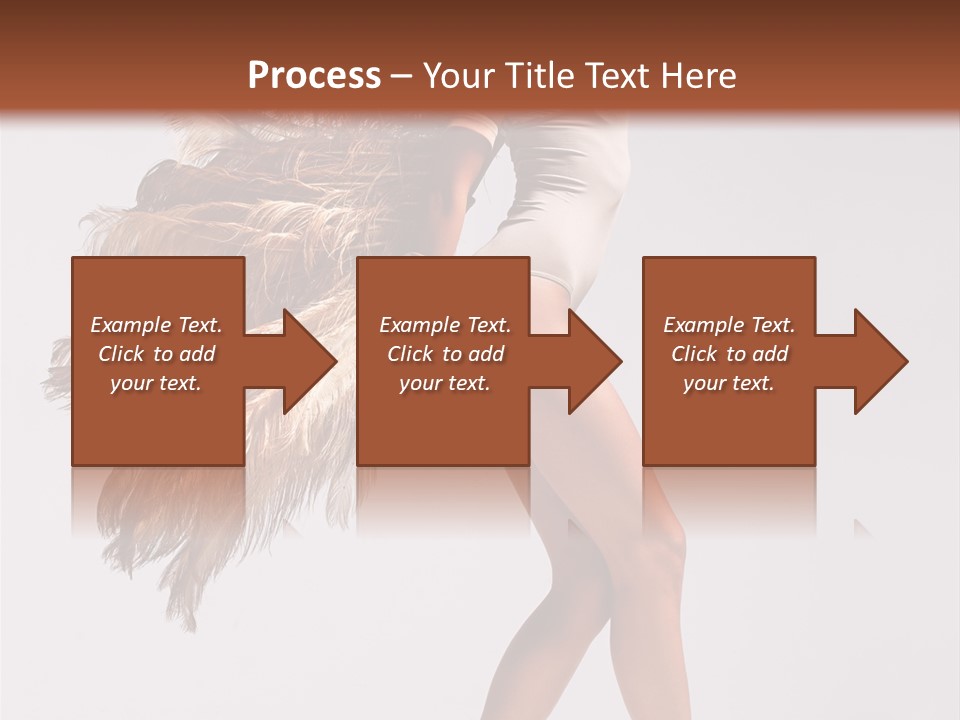 Dancer Voluptous Posing PowerPoint Template