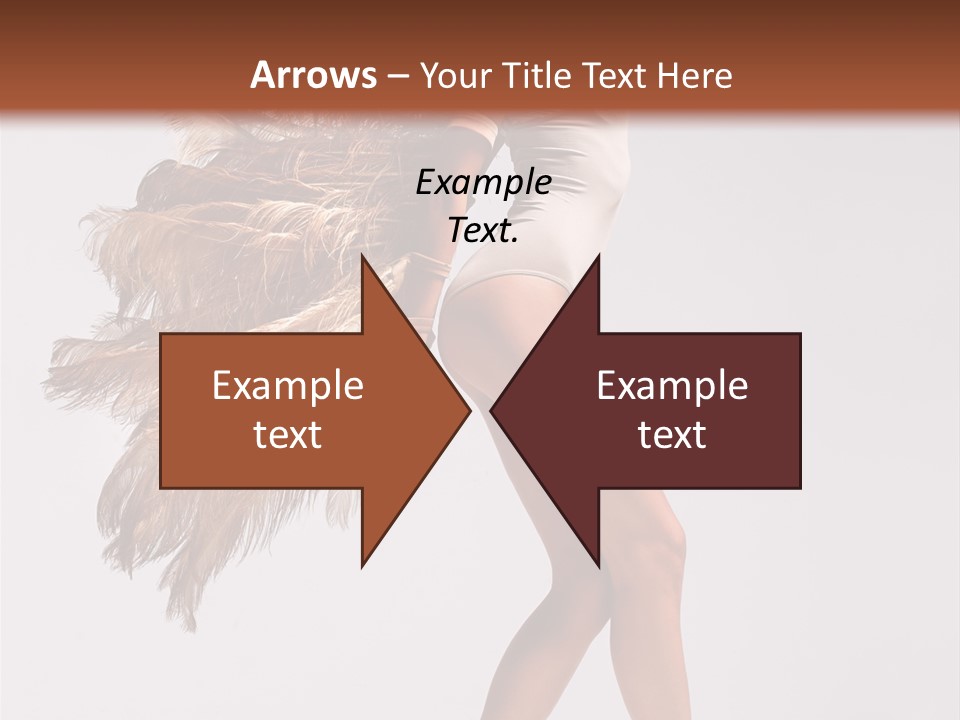 Dancer Voluptous Posing PowerPoint Template