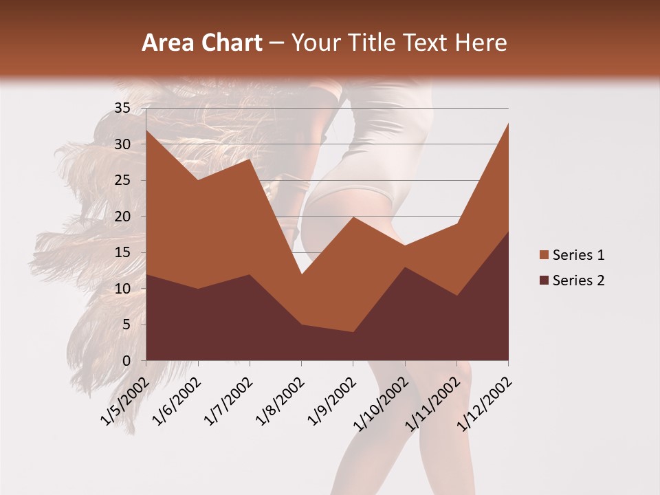 Dancer Voluptous Posing PowerPoint Template