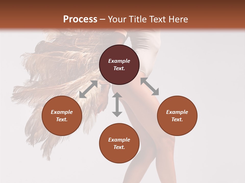 Dancer Voluptous Posing PowerPoint Template