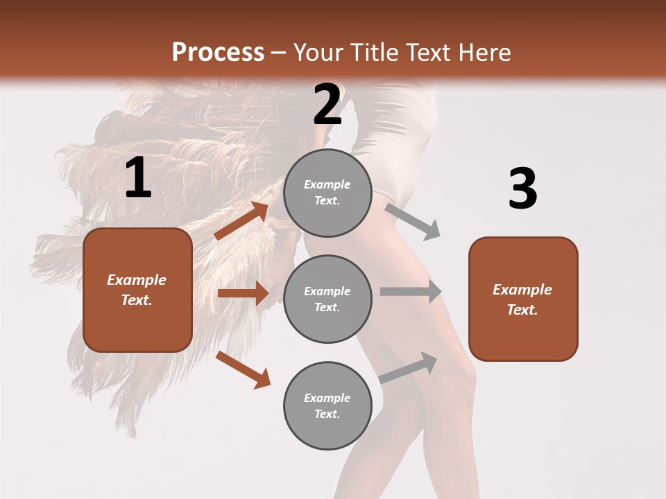 Dancer Voluptous Posing PowerPoint Template