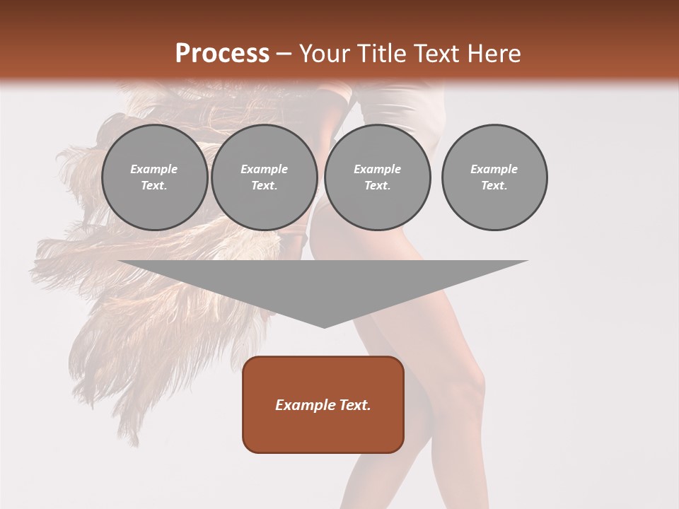 Dancer Voluptous Posing PowerPoint Template