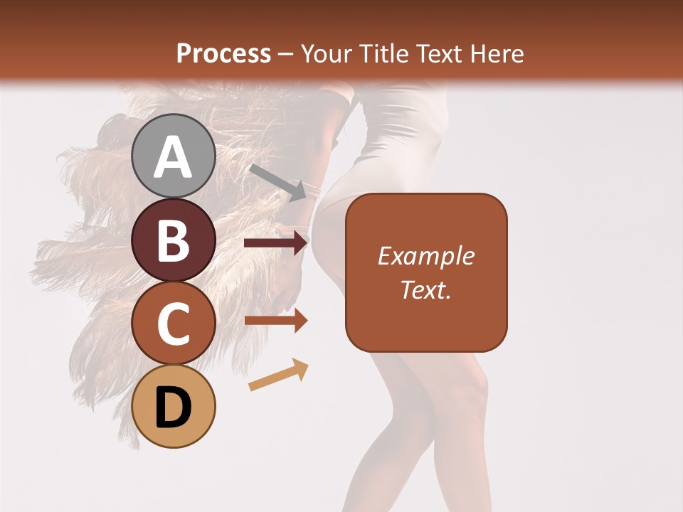 Dancer Voluptous Posing PowerPoint Template