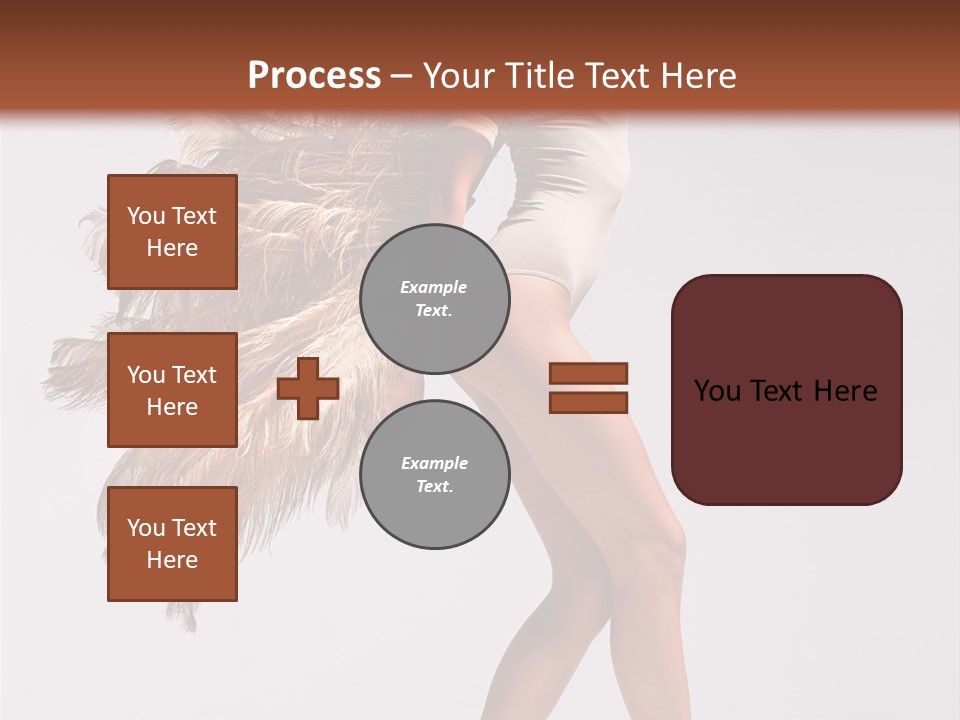 Dancer Voluptous Posing PowerPoint Template