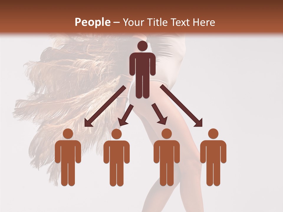 Dancer Voluptous Posing PowerPoint Template