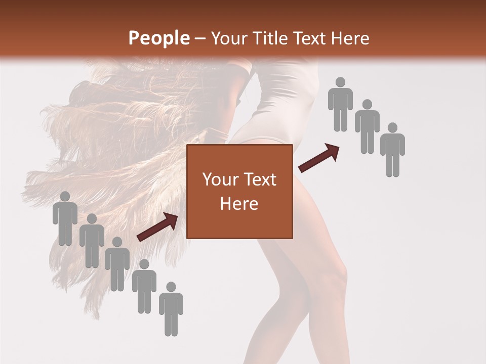 Dancer Voluptous Posing PowerPoint Template