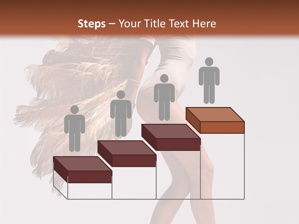 Dancer Voluptous Posing PowerPoint Template