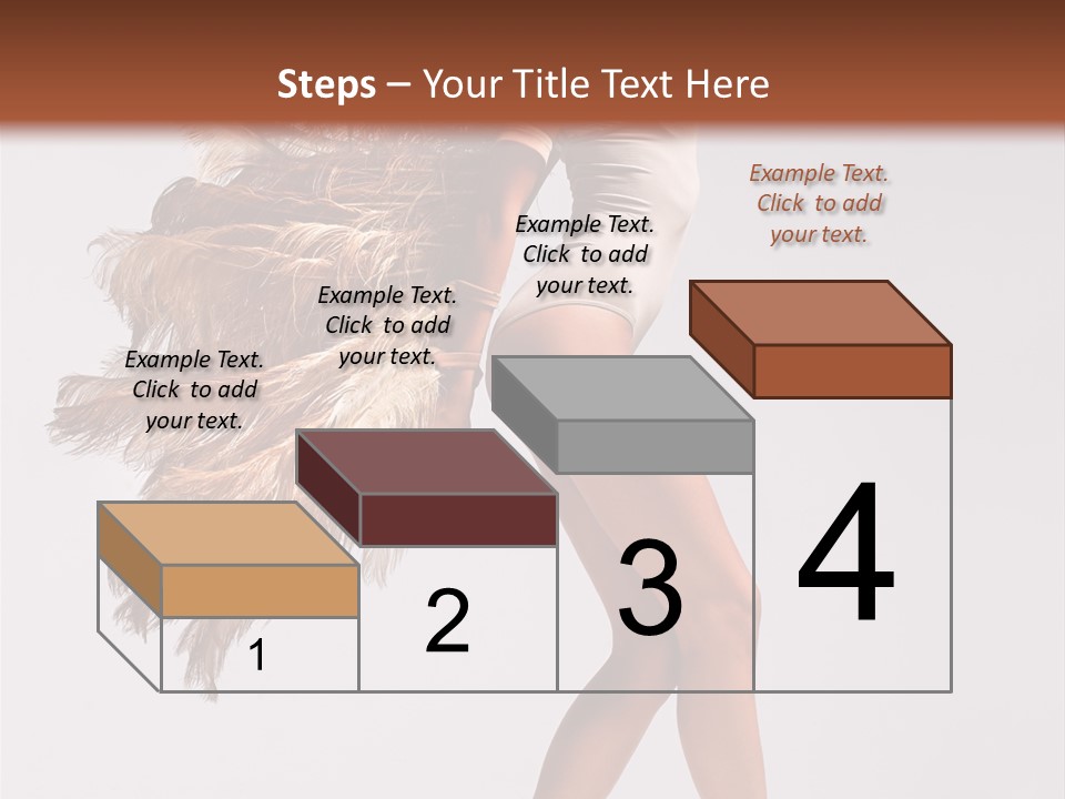 Dancer Voluptous Posing PowerPoint Template
