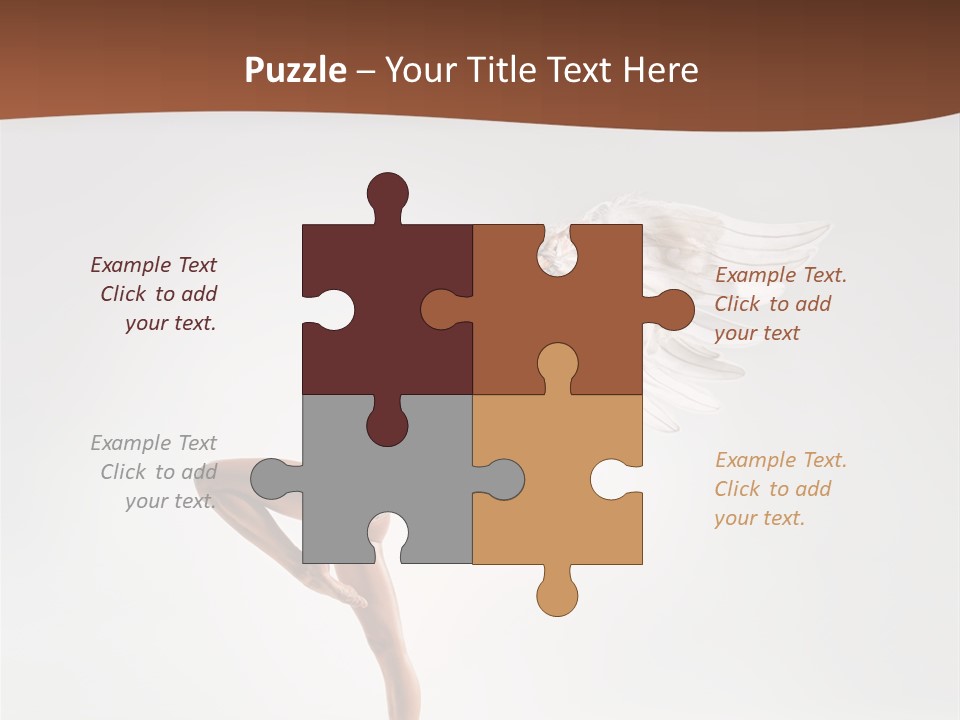 Stretching Posing Fender PowerPoint Template
