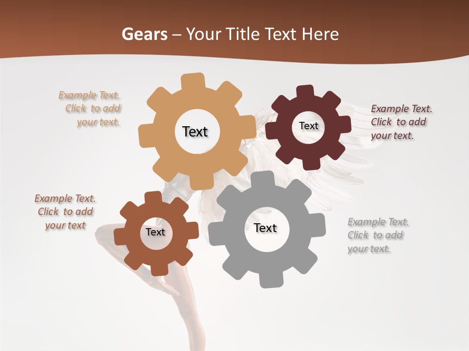 Stretching Posing Fender PowerPoint Template