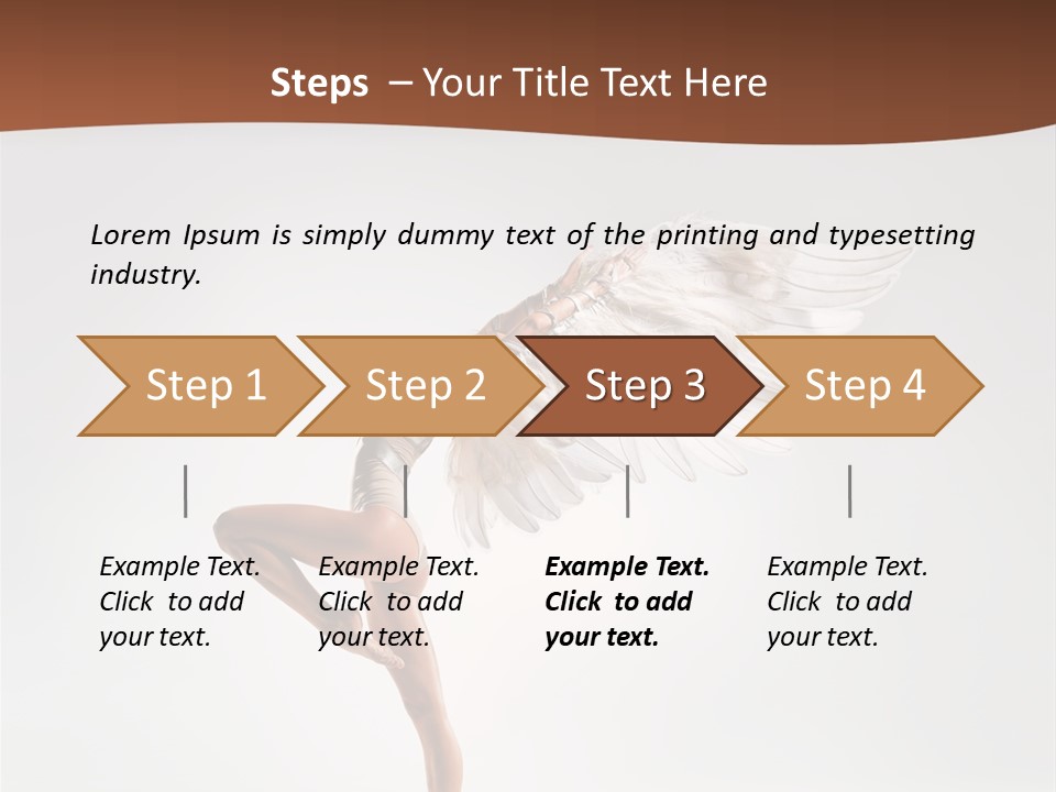 Stretching Posing Fender PowerPoint Template