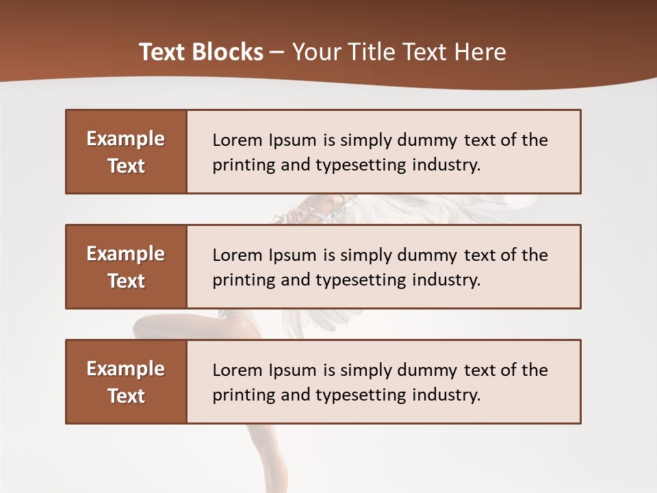 Stretching Posing Fender PowerPoint Template