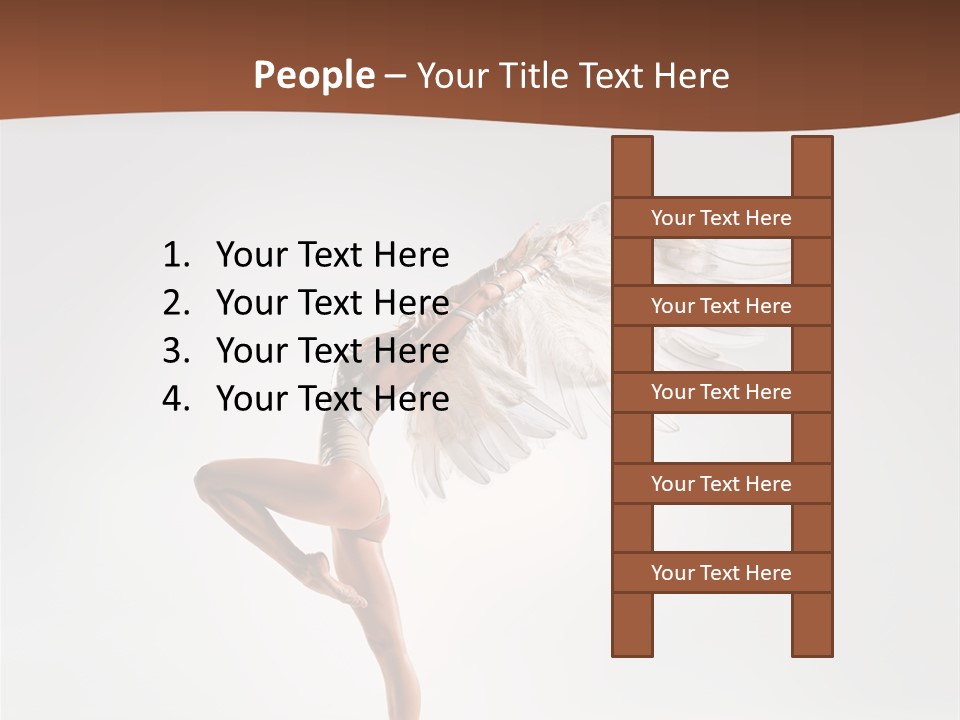 Stretching Posing Fender PowerPoint Template