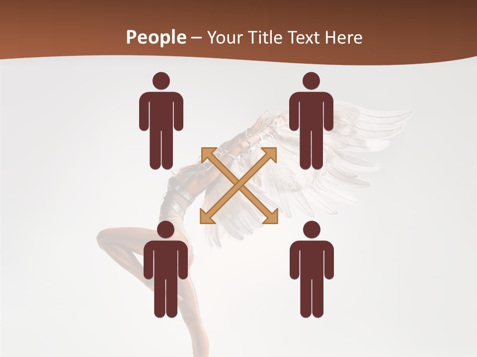 Stretching Posing Fender PowerPoint Template