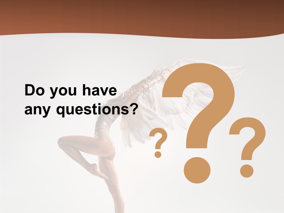 Stretching Posing Fender PowerPoint Template