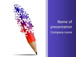 Drawn Puzzle Business PowerPoint Template