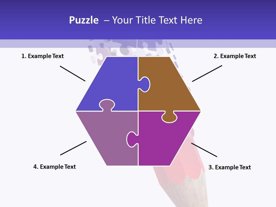 Drawn Puzzle Business PowerPoint Template