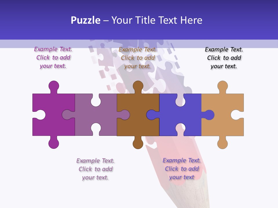 Drawn Puzzle Business PowerPoint Template