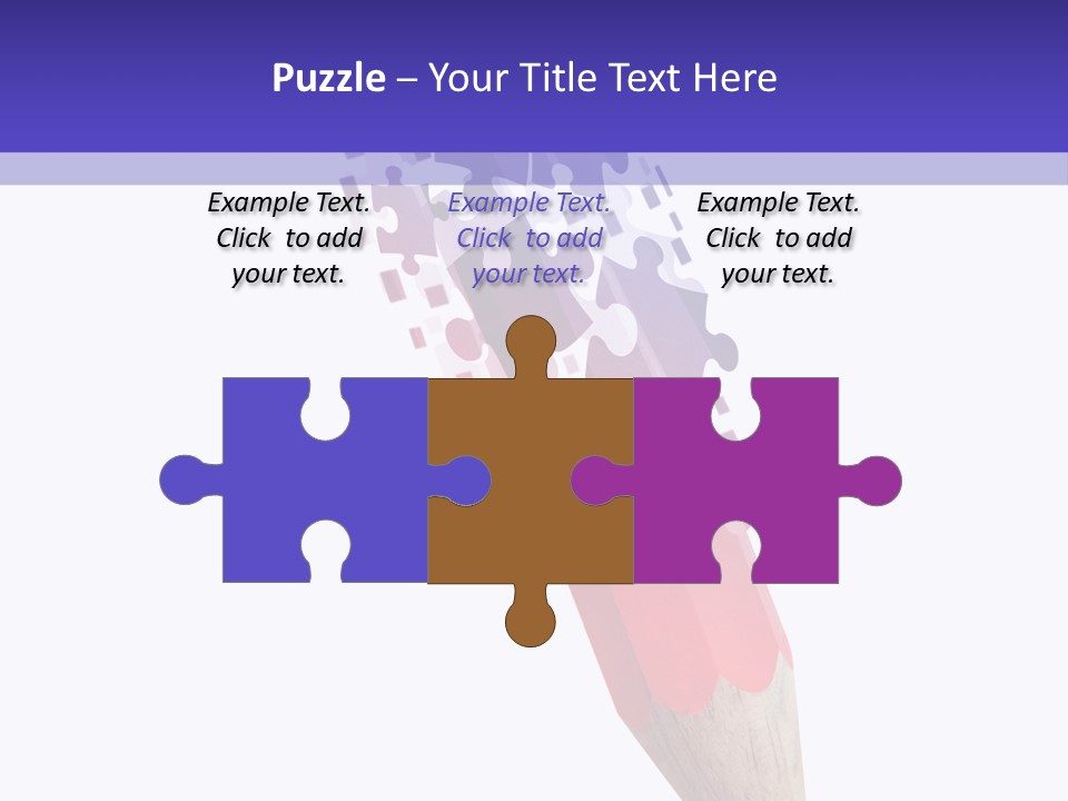 Drawn Puzzle Business PowerPoint Template