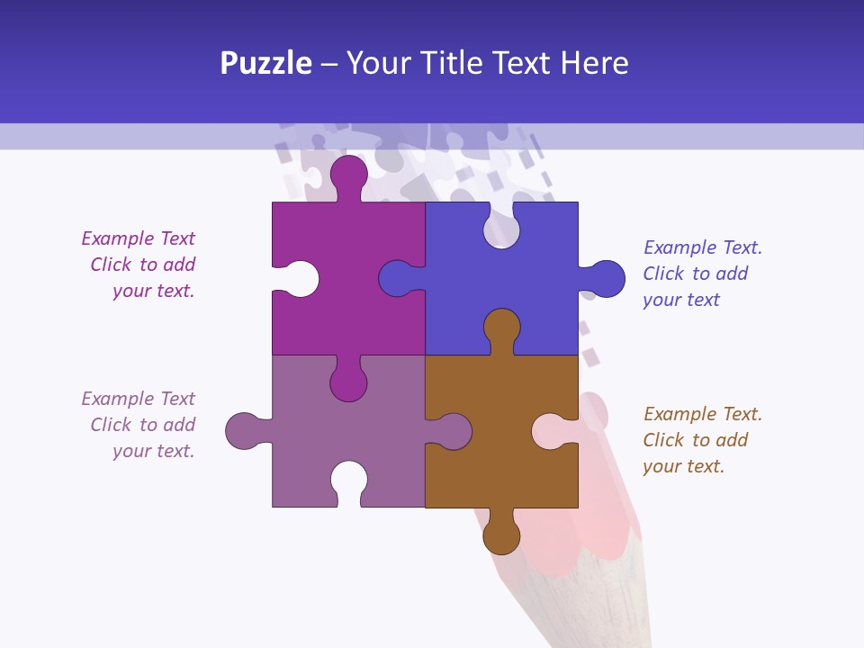 Drawn Puzzle Business PowerPoint Template