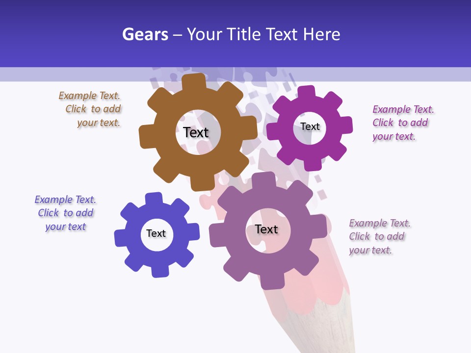 Drawn Puzzle Business PowerPoint Template