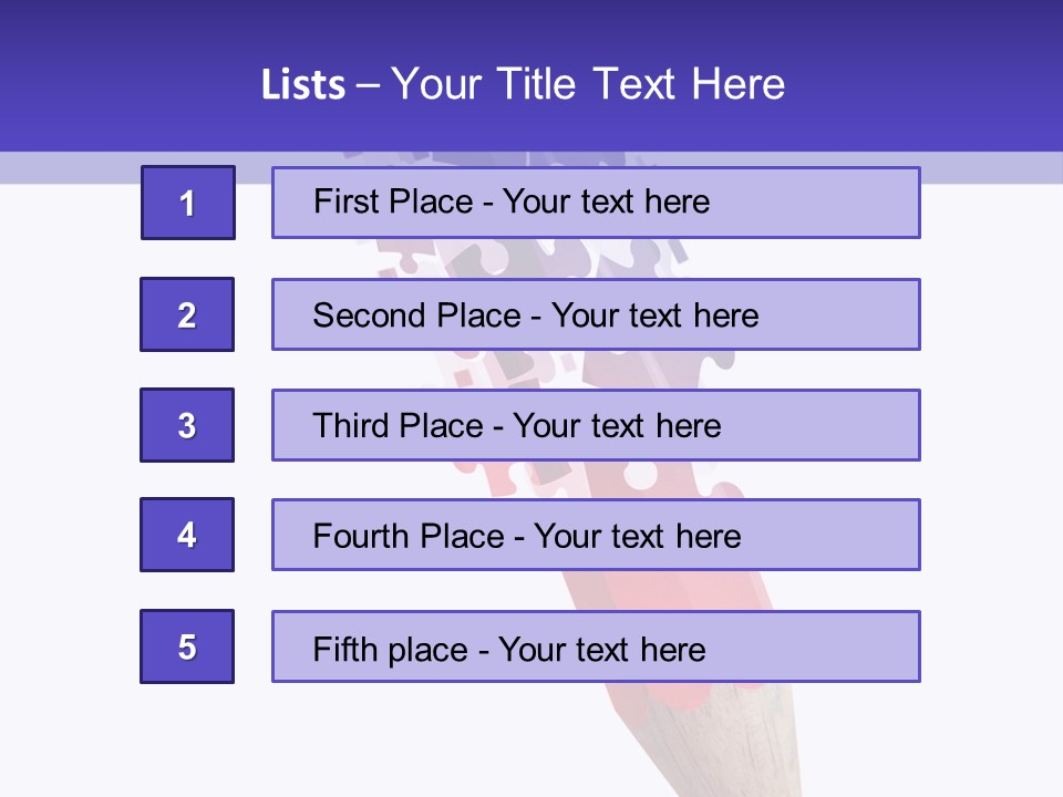 Drawn Puzzle Business PowerPoint Template