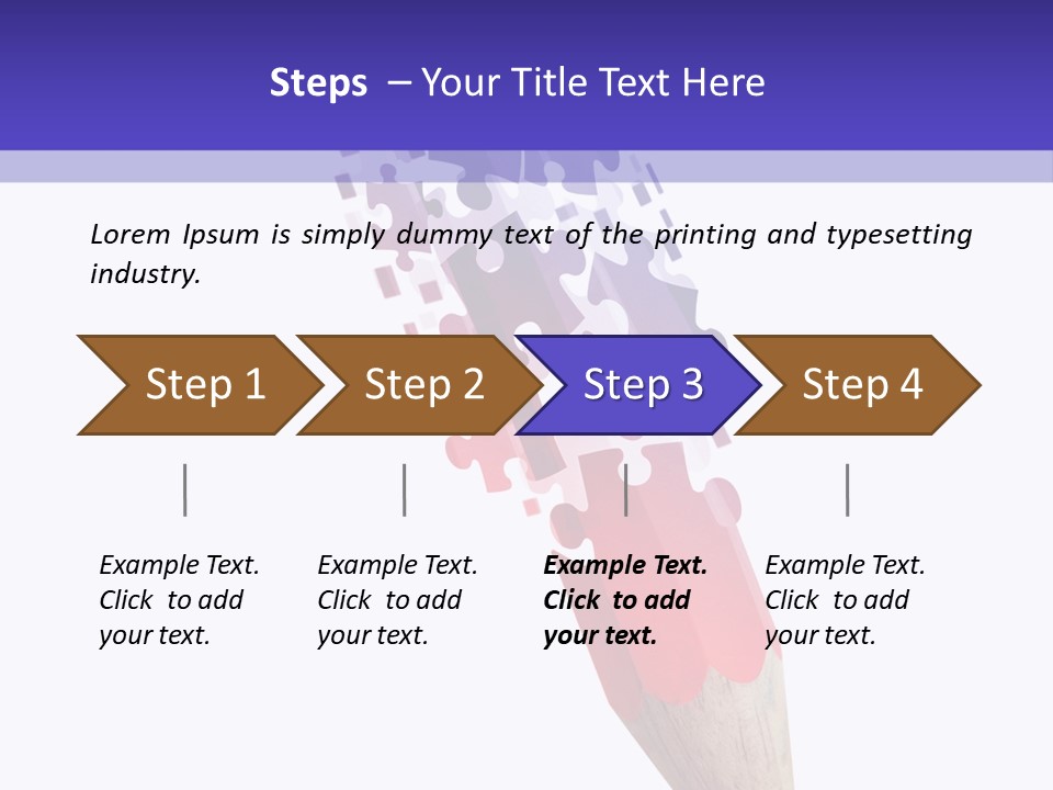 Drawn Puzzle Business PowerPoint Template