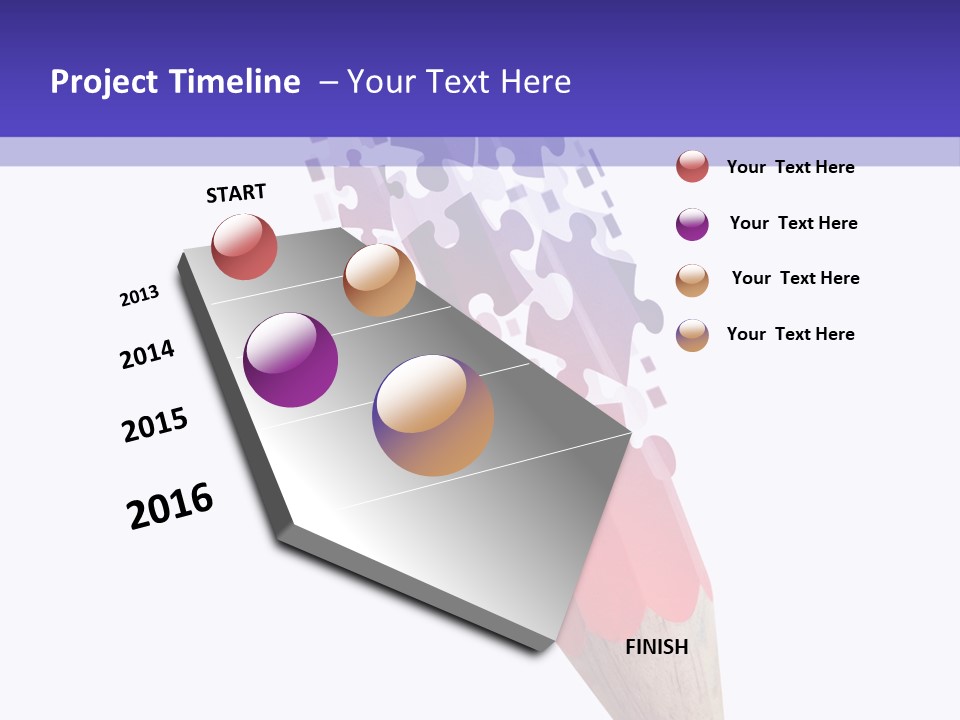 Drawn Puzzle Business PowerPoint Template