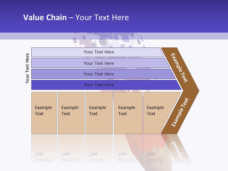 Drawn Puzzle Business PowerPoint Template
