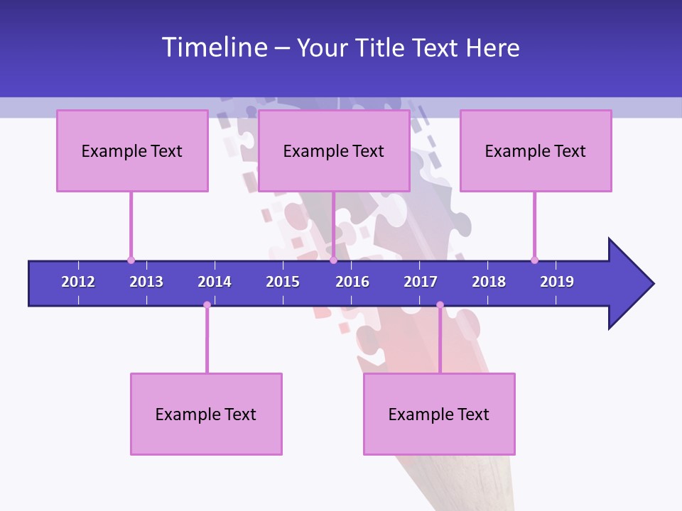 Drawn Puzzle Business PowerPoint Template