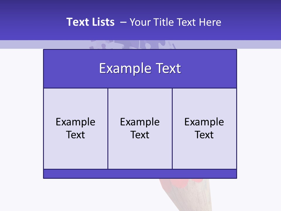 Drawn Puzzle Business PowerPoint Template
