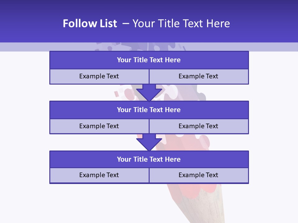 Drawn Puzzle Business PowerPoint Template